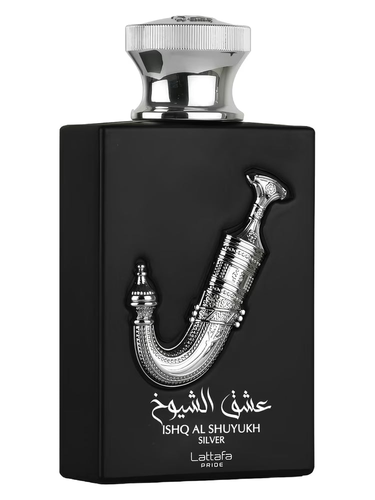 Perfume Masculino Lattafa Ishq Shuyukh Silver 100ml