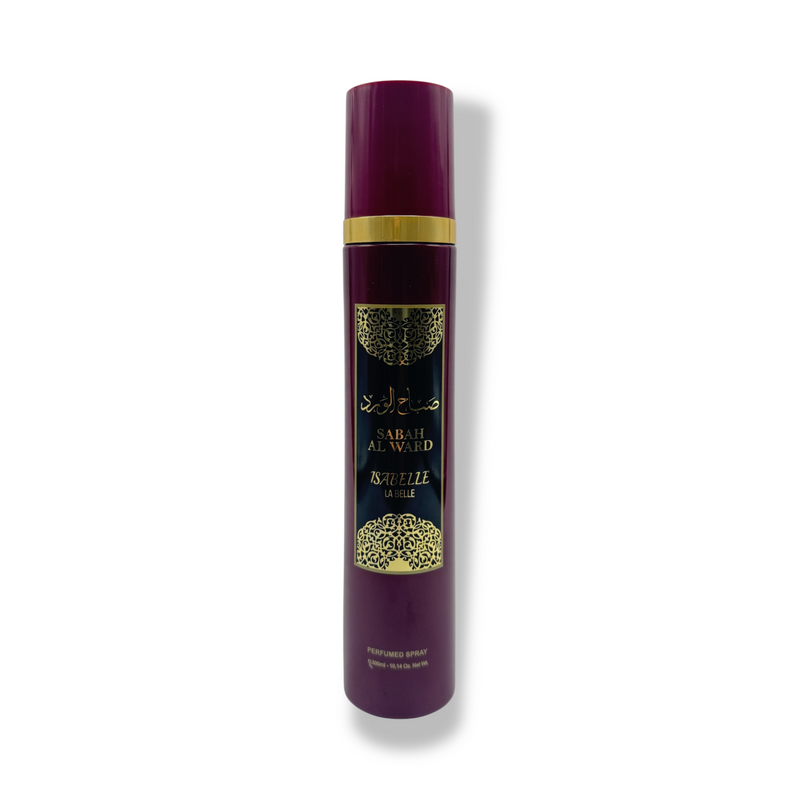 Spray Corporal Isabelle La Belle Sabah Al Ward Feminino 300ml