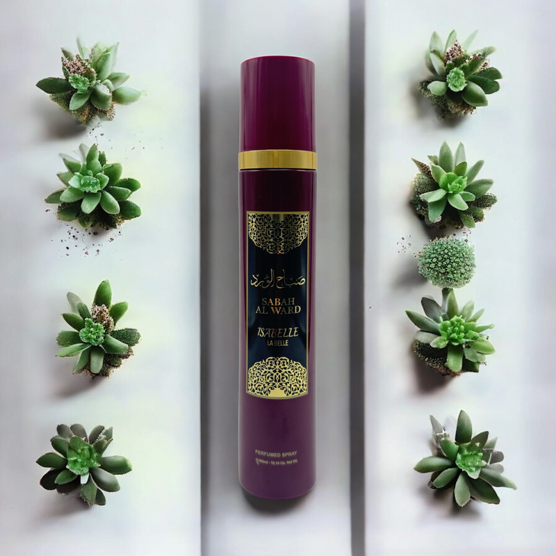 Spray Corporal Isabelle La Belle Sabah Al Ward Feminino 300ml