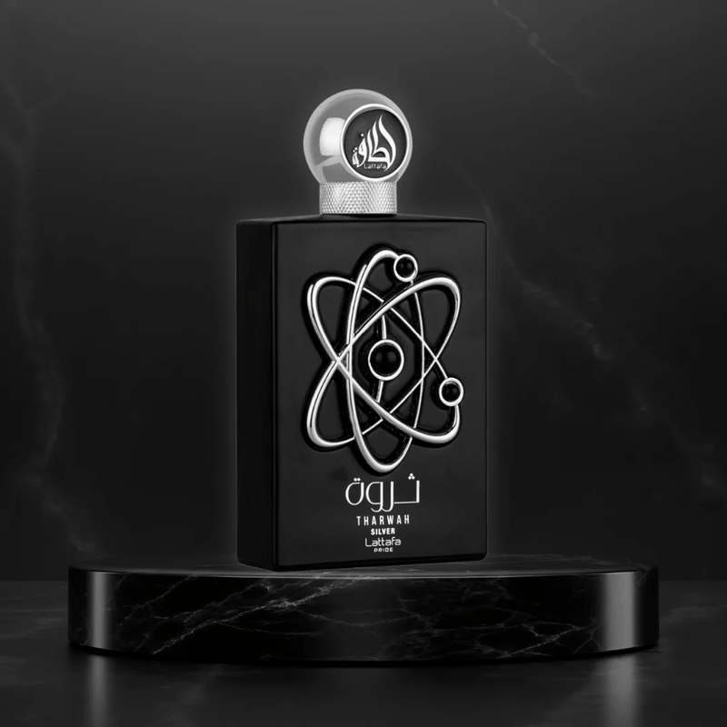 Perfume Masculino  Lattafa Tharwah Silver 100ml